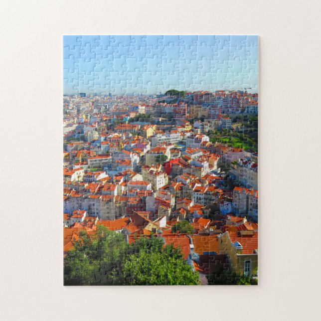 Cidade de Lisboa em Portugal - Quebra-cabeça verti (Vertical)