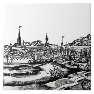 Cidade de Lübeck no norte da Alemanha