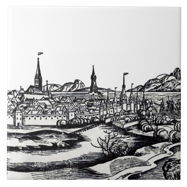 Cidade de Lübeck no norte da Alemanha (Frente)