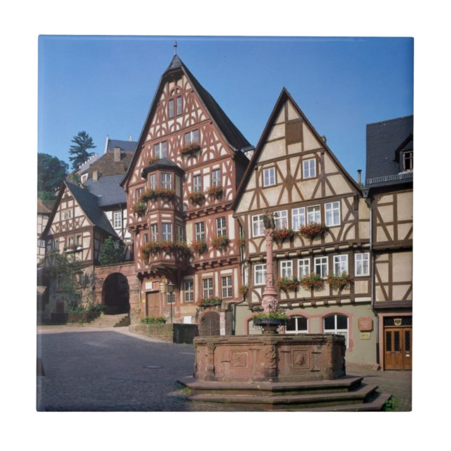Cidade de Miltenberg, Alemanha (Frente)