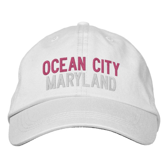CIDADE DE OCEANO MARYLAND INCORPOROU O BONÉ BASEBA (Frente)