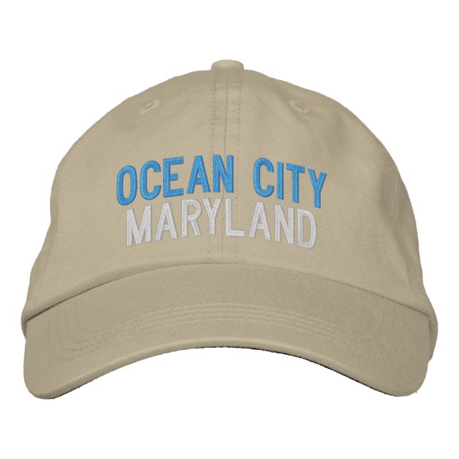CIDADE DE OCEANO MARYLAND INCORPOROU O BONÉ BASEBA (Frente)