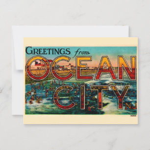 Cidade de Old Ocean NJ  Cartão postal