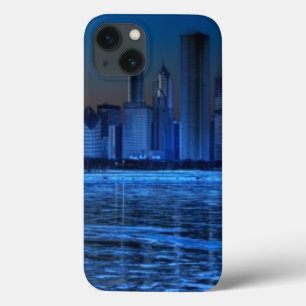 Cidade de ombros largos e de Lago Michigan
