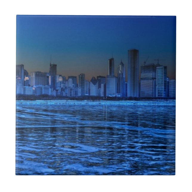 Cidade de ombros largos e de Lago Michigan (Frente)
