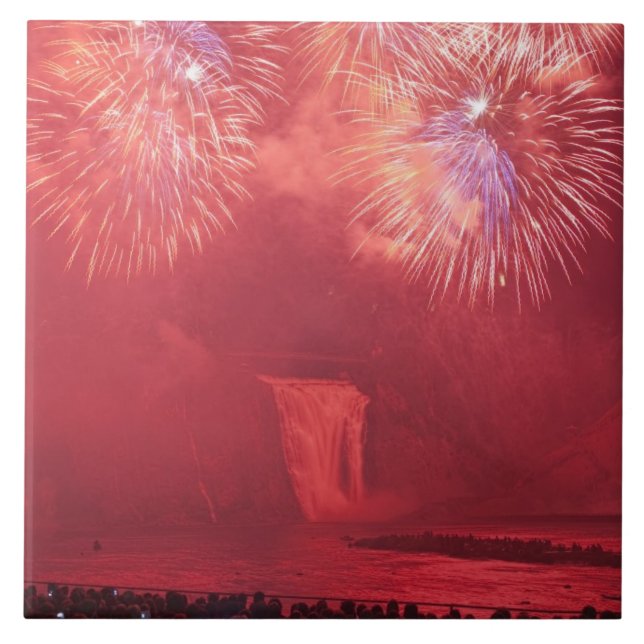 Cidade de Quebec, Quebec, Canadá. Fogos de artifíc (Frente)