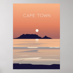Cidade do Cabo poster da África do Sul