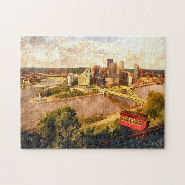 Cidade do quebra-cabeça de Pittsburgh (Horizontal)