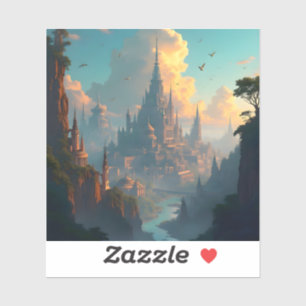 Cidade dos Ecos - Adesivo de Vinil Quadrado