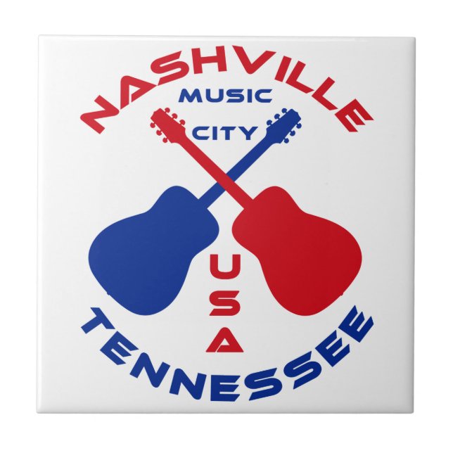Cidade EUA da música de Nashville, Tennessee (Frente)
