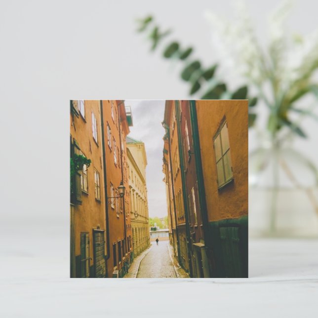 Cidade histórica antiga, Gamla Stan, Estocolmo, Su (Em pé/Frente)