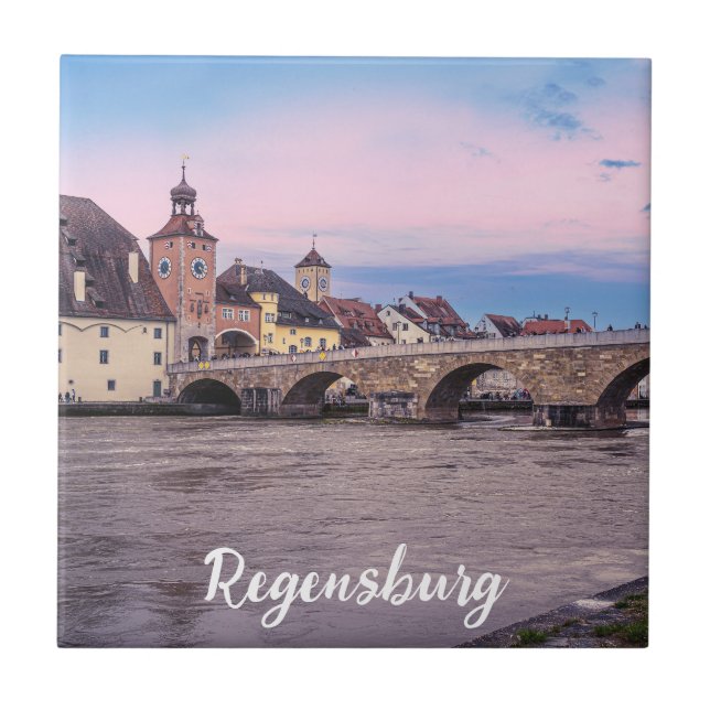 Cidade histórica de Regensburg, Alemanha (Frente)