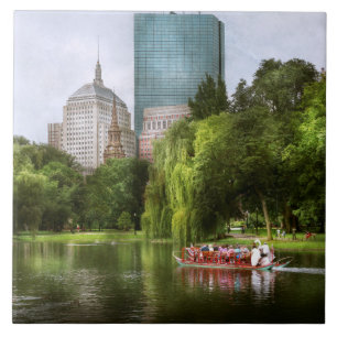 Cidade - mães de Boston - jardim público de Bost