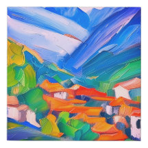 Cidade montanhosa dos Pirenéus