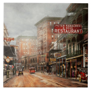 Cidade - Nova Orleans - Uma vista da St Charles Av