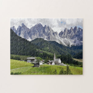 Cidade por Dolomitas Italianos - Quebra-cabeça de
