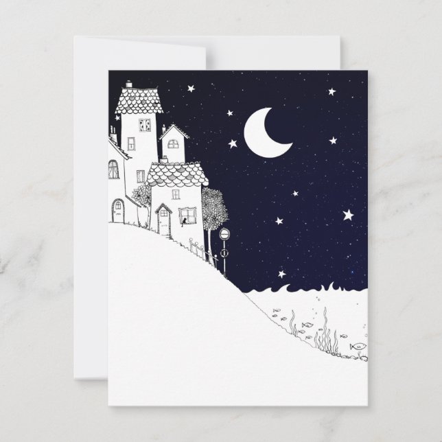 Cidade portuária - convites e anúncios (Frente)