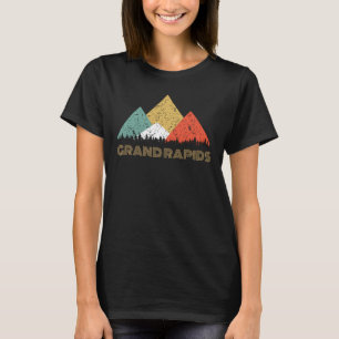 Cidade retro da camisa da montanha de Grand Rapids