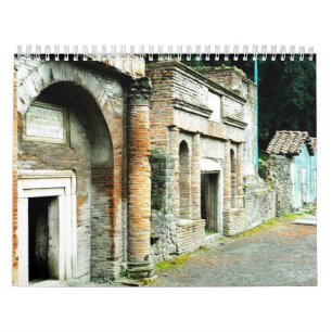 Cidade romana antiga - calendários de Pompeii