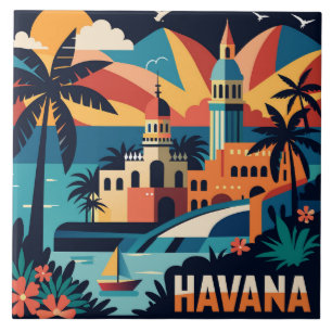 Cidade Viagens vintage de Havana Cuba