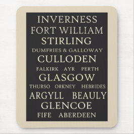 Cidades Mousepad de Scotland