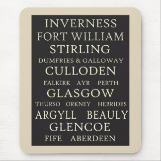 Cidades Mousepad de Scotland