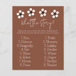 Cielito Lindo Cartão de Estória de Chá de fraldas