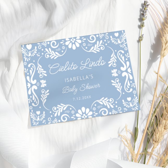 Cielito Lindo Cartões de agradecimentos do Chá de  (Criador carregado)