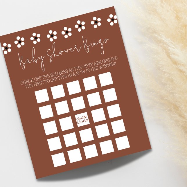 Cielito Lindo Chá de fraldas Mexicano Bingo Came C (Criador carregado)