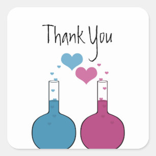 Ciência do obrigado do amor você etiquetas