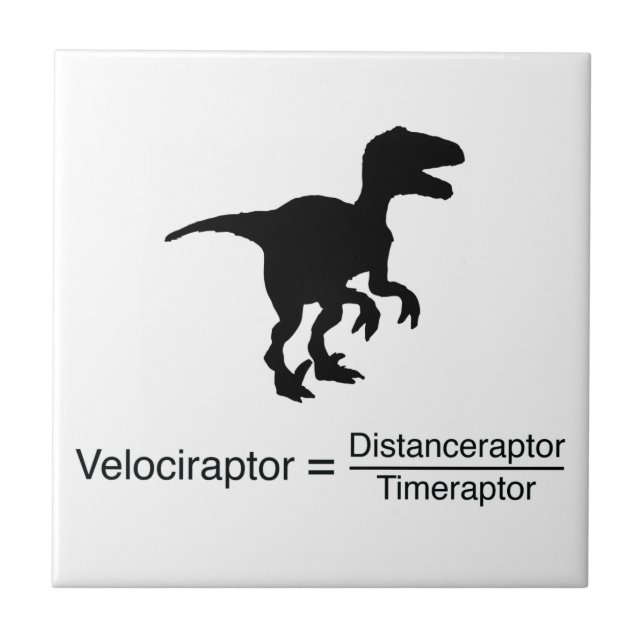 ciência engraçada do velociraptor (Frente)