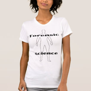 Ciência Forense   Camiseta Bella+Canvas feminina