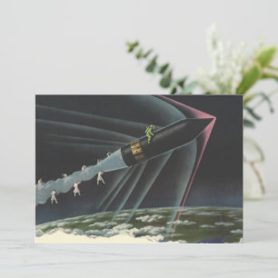 Científico Espacial de Ficção Científica Vintage P