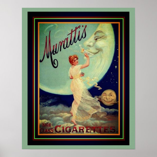 Cigarros De Alta Classe Murattis Ad 16 x 20 Poster (Frente)