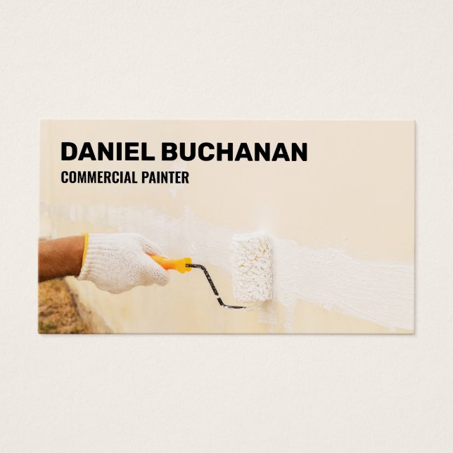 Cilindro de Tinta | Pintor comercial (Frente)