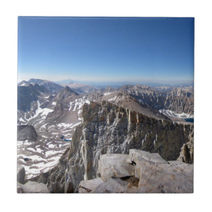 Cimeira do Mt Whitney - fuga de John Muir - serra