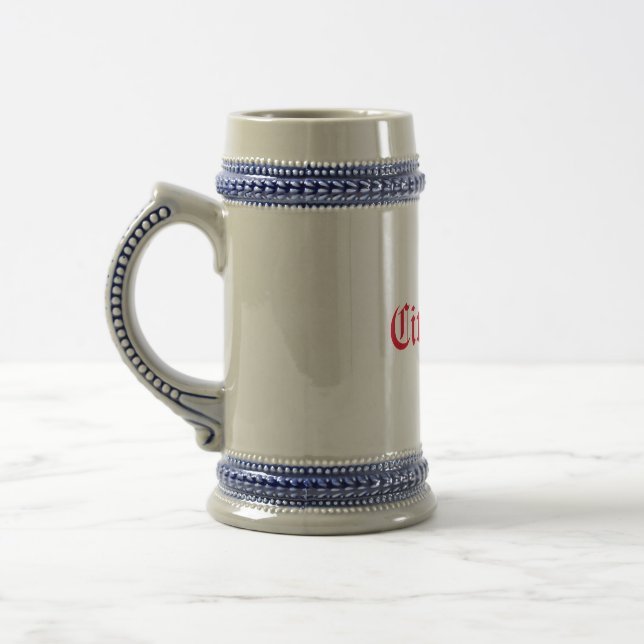 Cin! Cin, Saúde, Italiano, caneca de cerveja de ce (Esquerda)