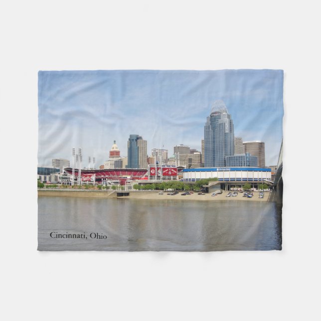 Cincinnati, cobertor de velinha de Ohio (Frente (Horizontal))