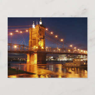 CINCINNATI DA PONTE DE SUSPENSÃO. Cartões postais