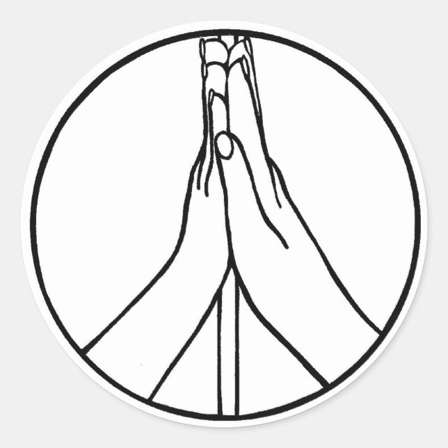 Cinco adesivos para sinais de paz (Frente)