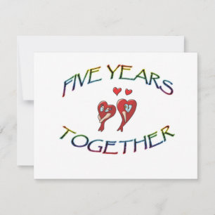 CINCO ANOS JUNTOS
