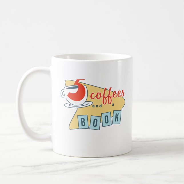 Cinco cafés e uma caneca de café (11oz) (Esquerda)