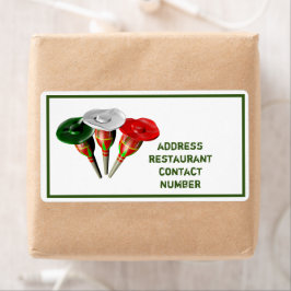 Cinco de mayo ,fiesta mexicana etiqueta personaliz