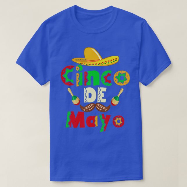 Cinco De Mayo Fiesta Surprise Camisa 5 De Mayo Viv (Frente do Design)