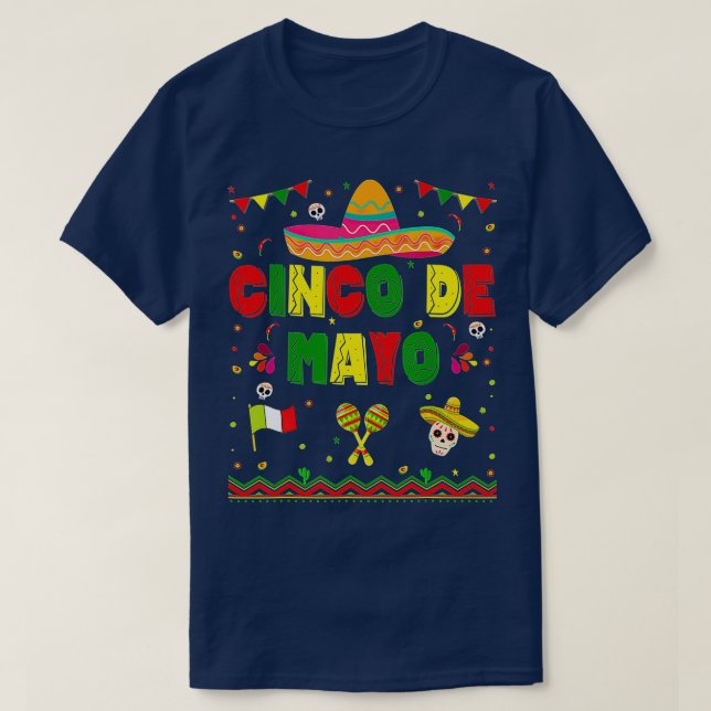 Cinco De Mayo Fiesta Surprise Camisa 5 De Mayo Viv (Frente do Design)