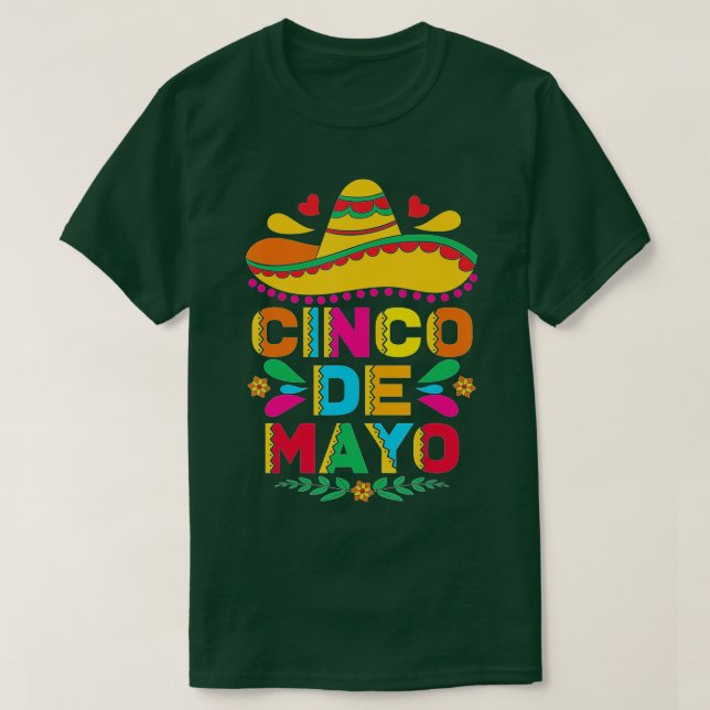 Cinco De Mayo Fiesta Surprise Camisa 5 De Mayo Viv (Frente do Design)