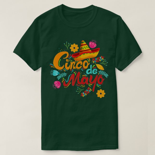 Cinco De Mayo Fiesta Surprise Camisa 5 De Mayo Viv (Frente do Design)
