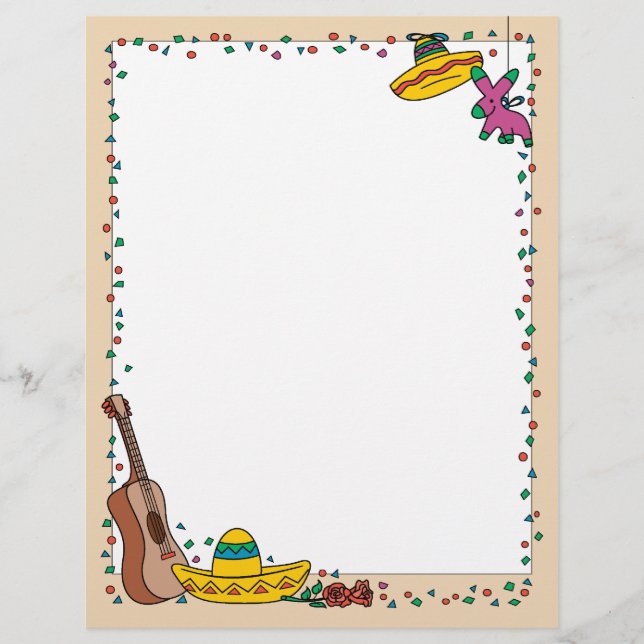 Cinco De Mayo Letterhead (Frente)