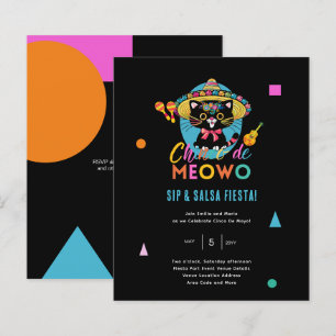 Cinco De Meowo Divertido Festa Cat Mayo