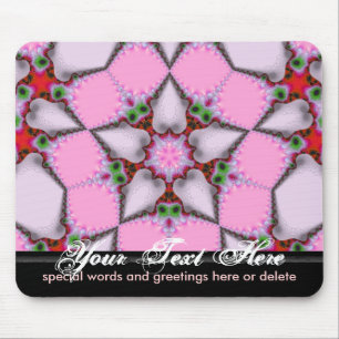 Cinco estrela Rosea Mousepad